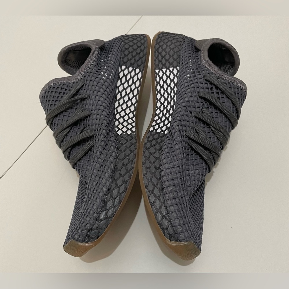 NWOB adidas Originals Deerupt Runner ( Grey/Grey/Cloud White) Men’s Sz 9 - Picture 6 of 14